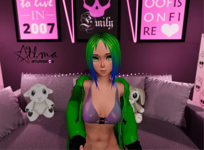 Your evening is mine today, join us🥵https://chaturbate.com/emyliveshow