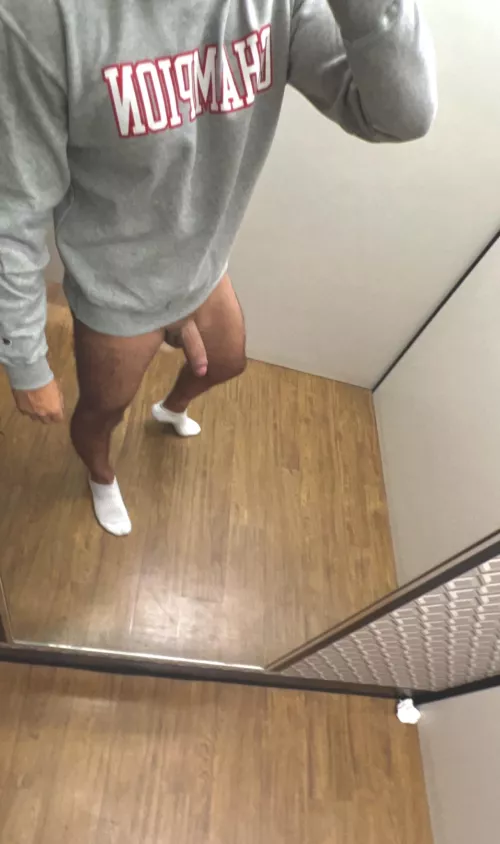 Always wanted to try stuff in a store change room. 😈