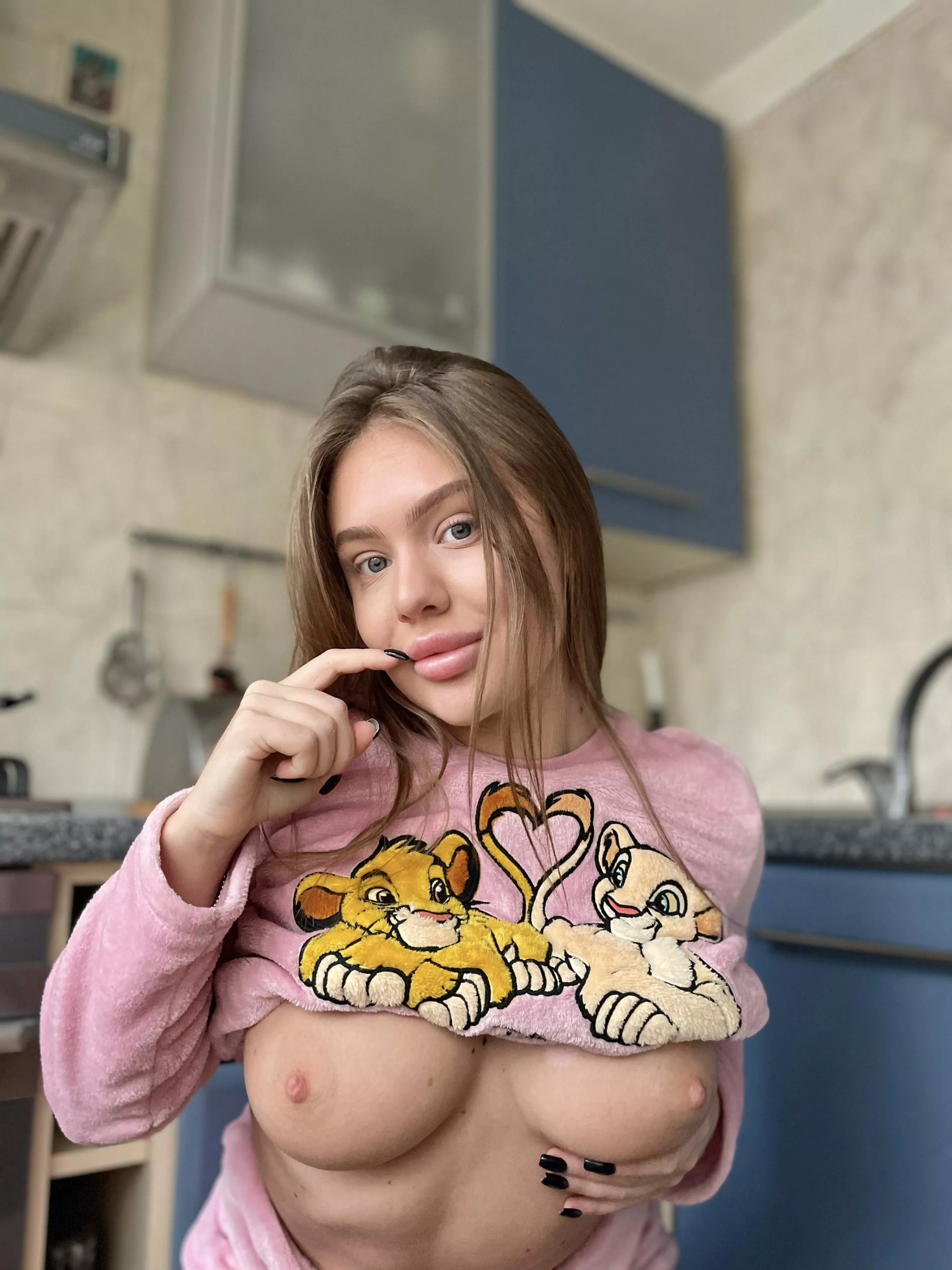 big boobs for you to suck on :)