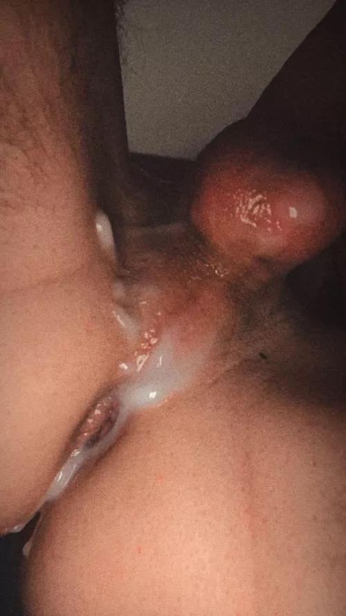 Big load all over my ass