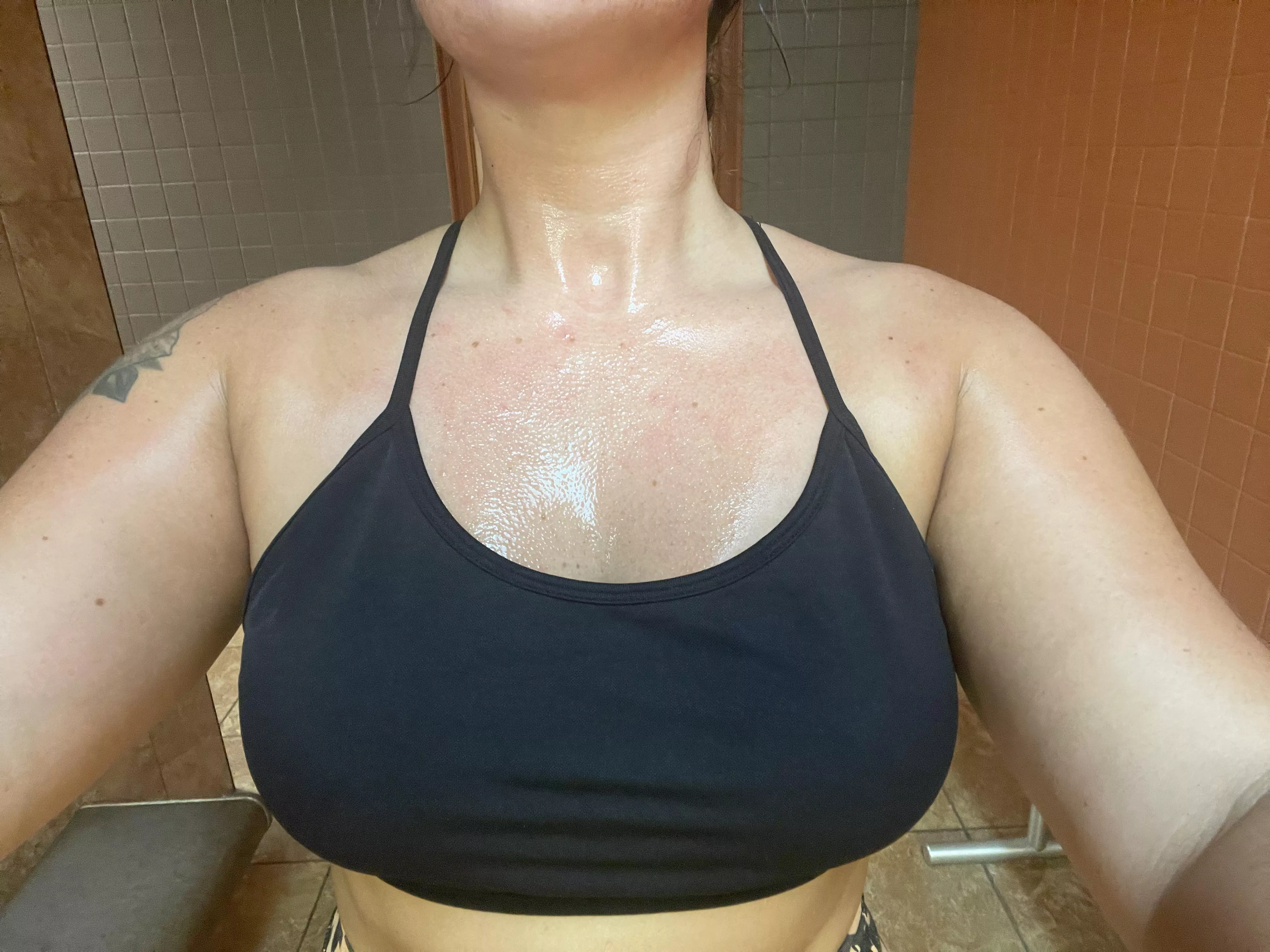 Gotta love that post sauna shine
