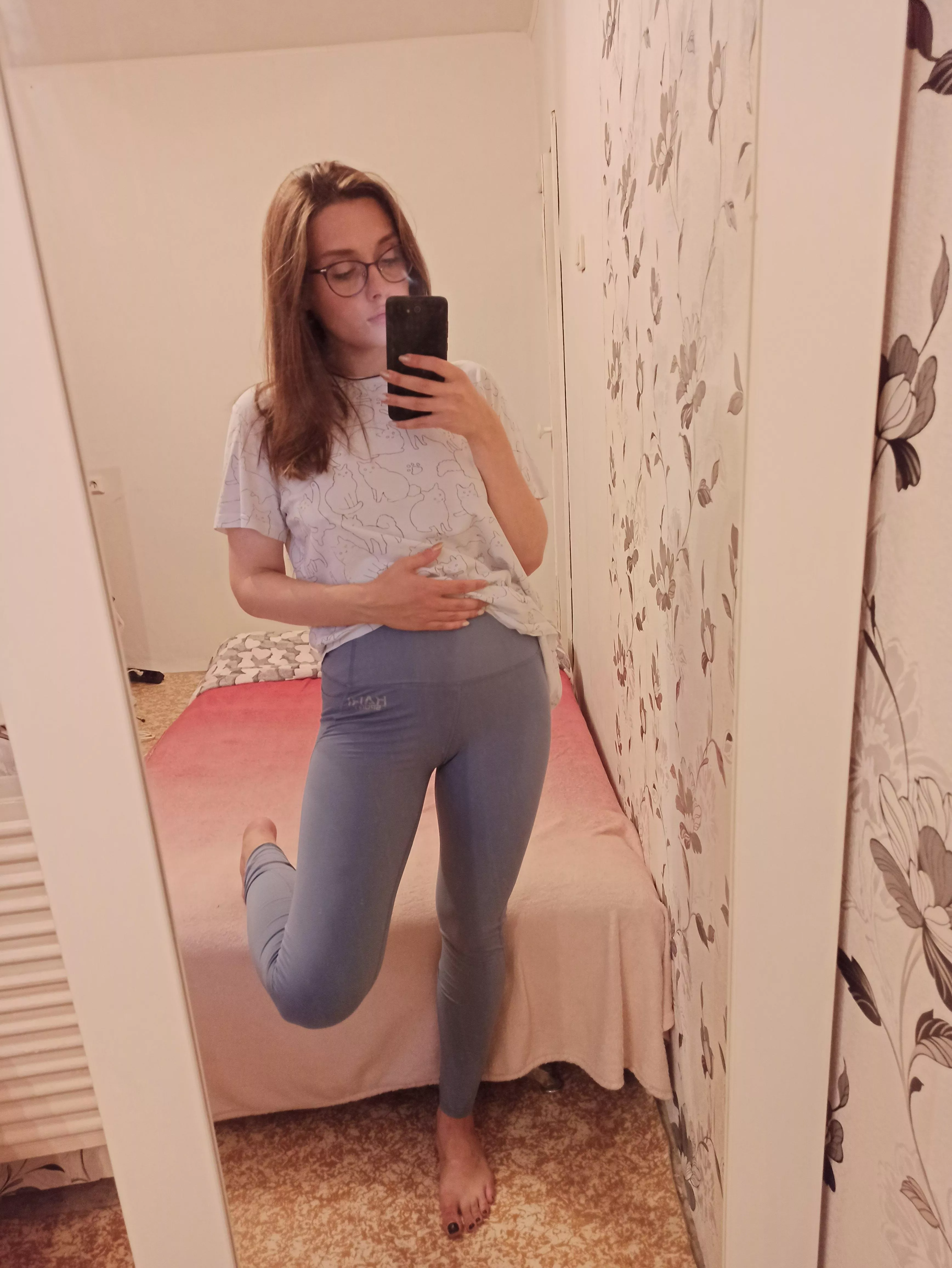 How do you like my yoga pants?