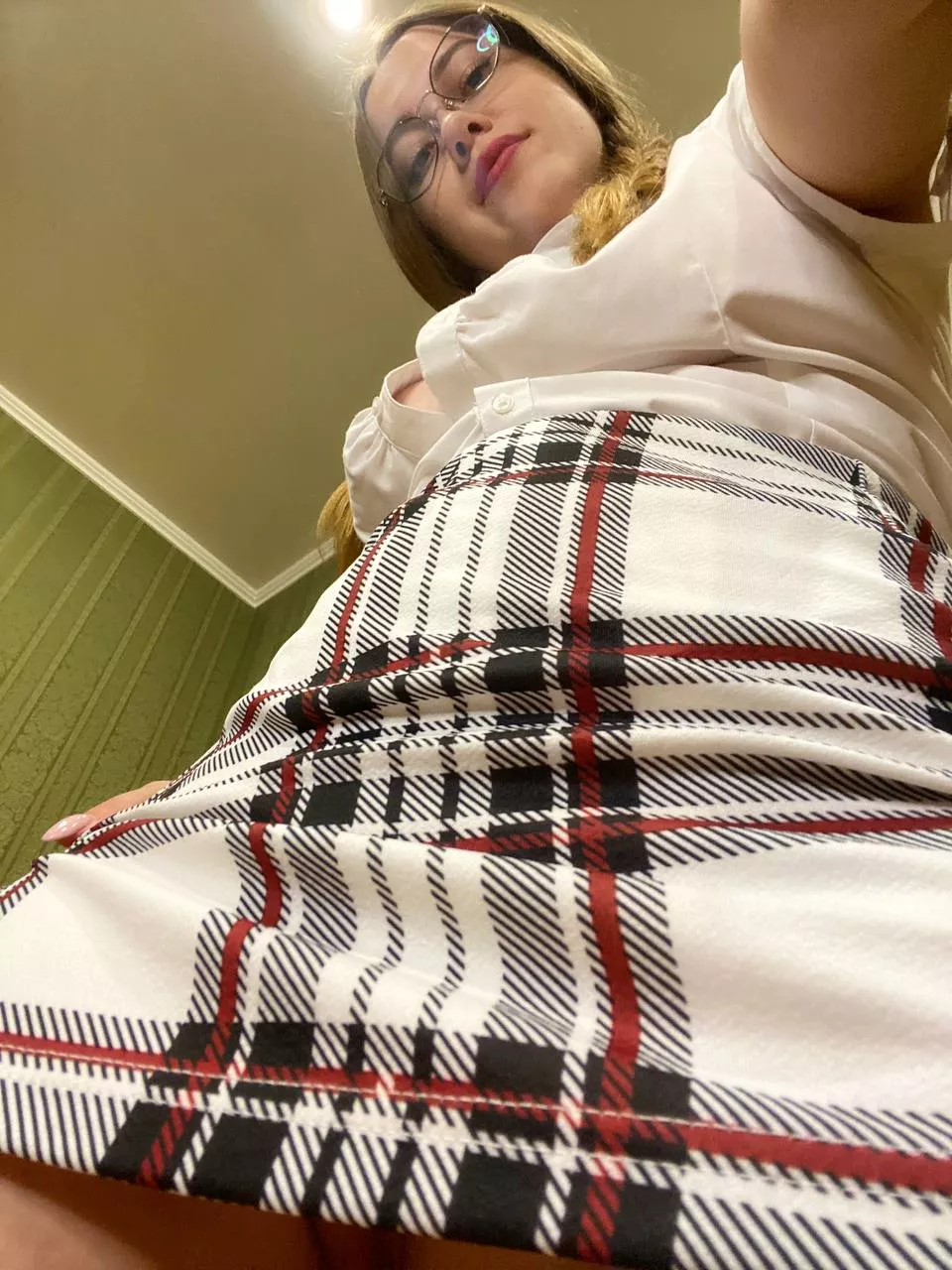 I don't wear panties to university, it's my little secret.