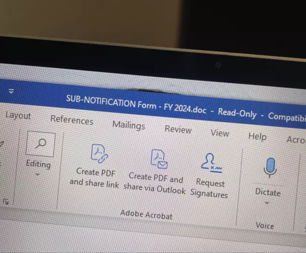 Just got this document in an email from corporate. What a misleading title.
