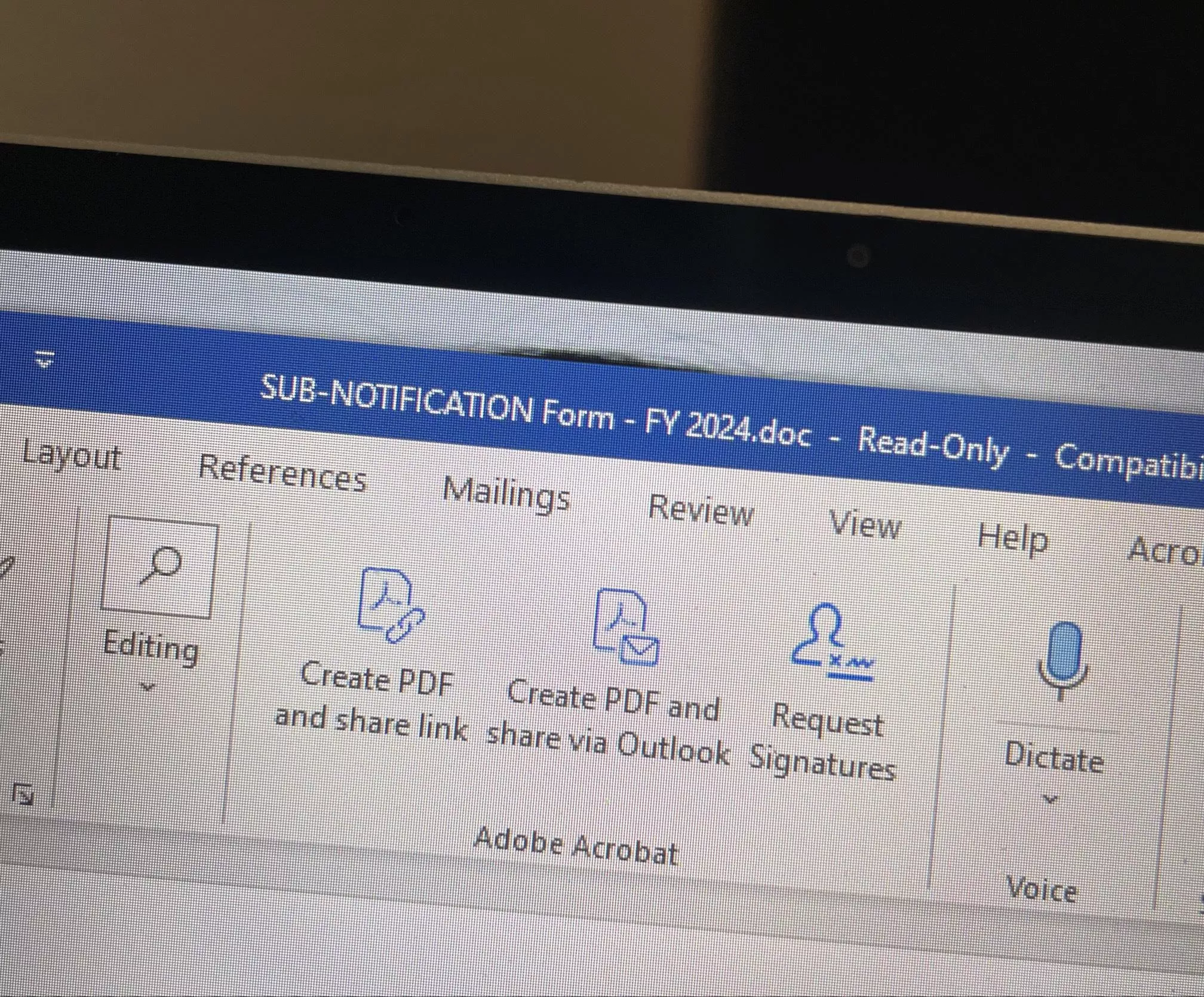Just got this document in an email from corporate. What a misleading title.