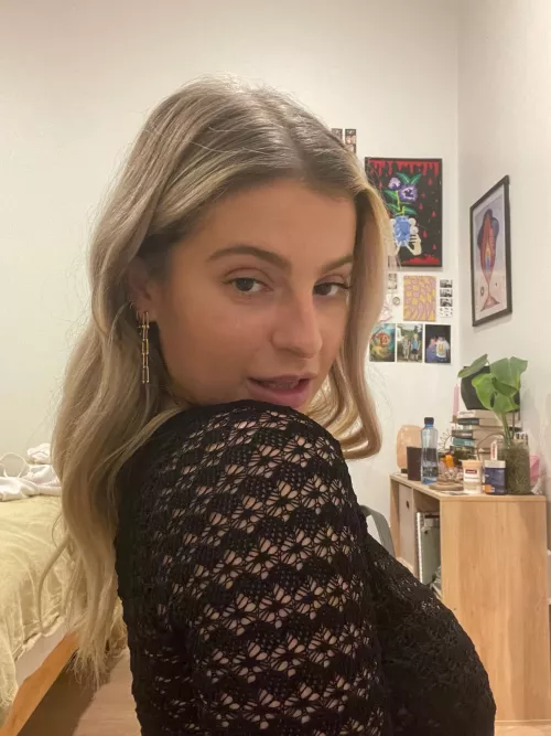 My adorable body is ready for breakfast