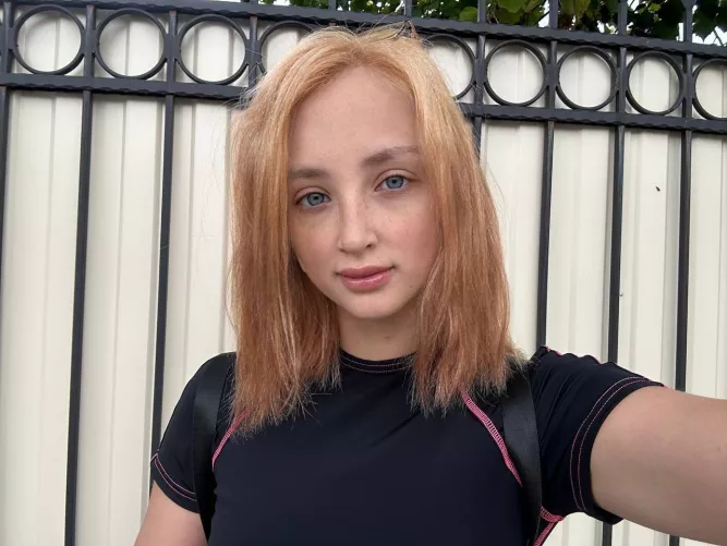 My hair or my freckles?