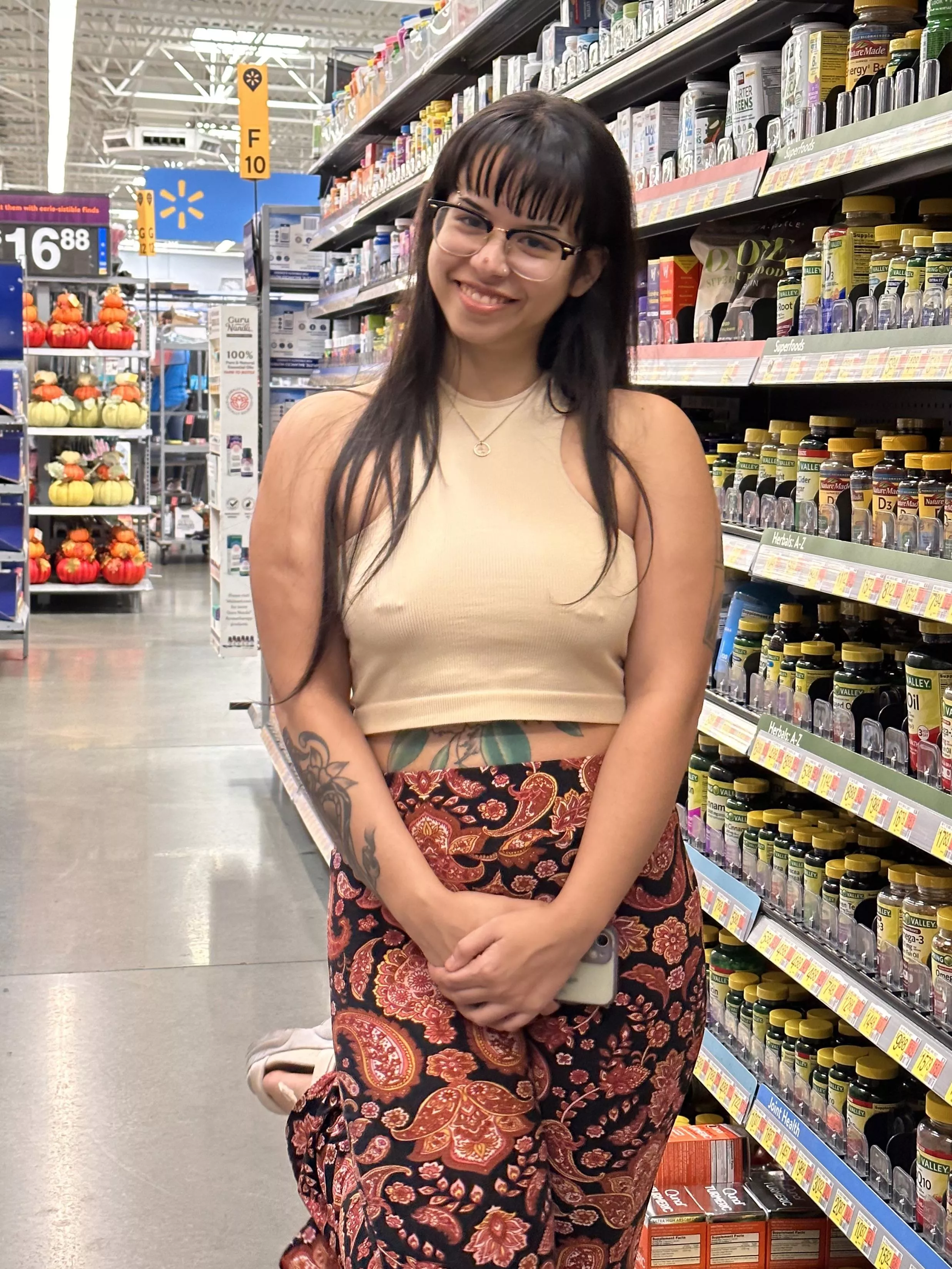 My partner snapped this pic of me looking a little nippy at Walmart