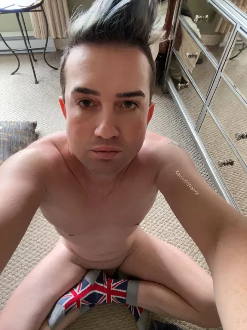 (NSFW) It’s getting cold outside. 🥶. Is it okey I keep my socks on🫣😅