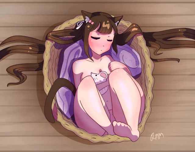 Put away the laundry! (Original) [nekopara]