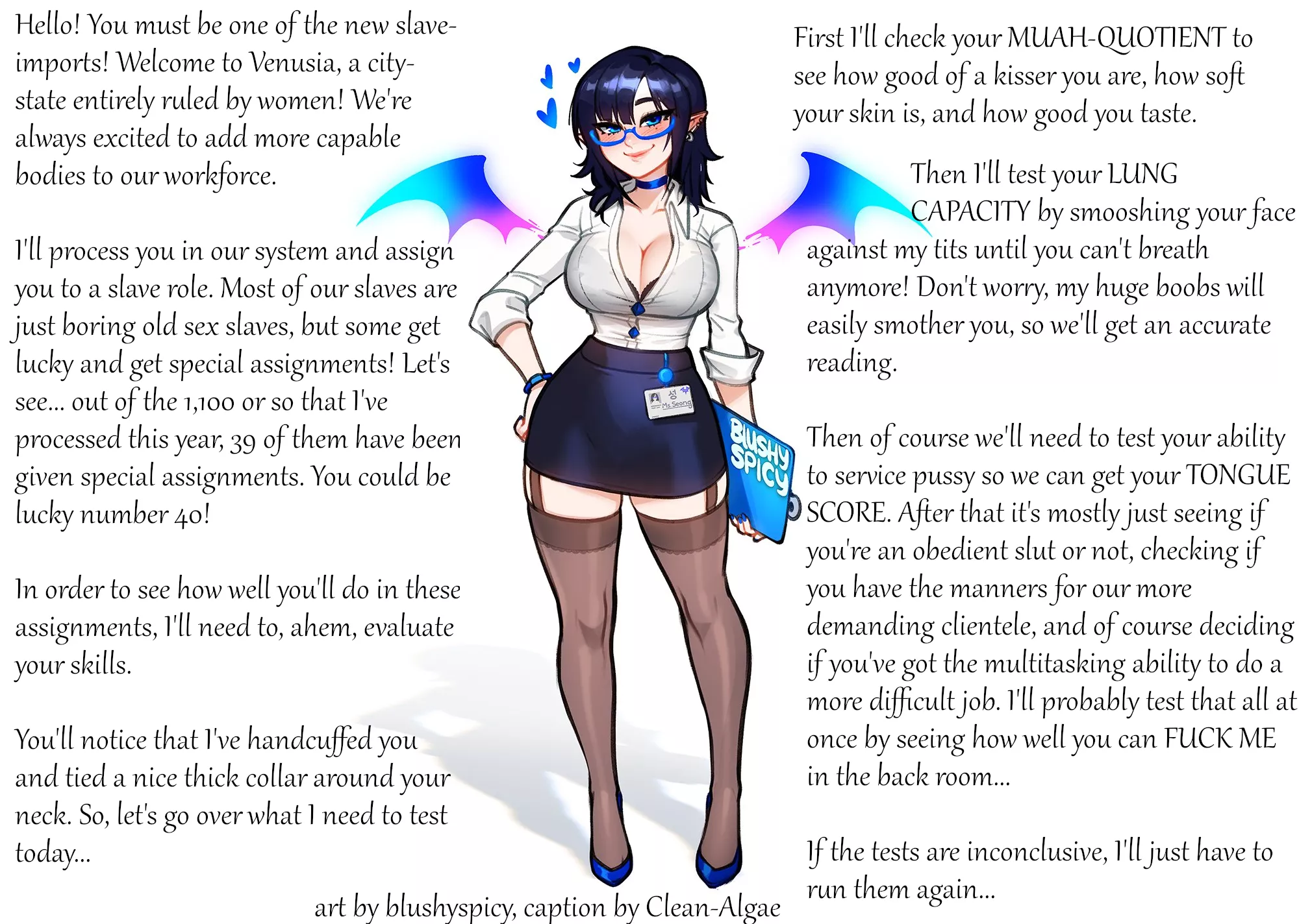 Submit for Processing, Slave! [femdom] [gender neutral pov] [Venusia]