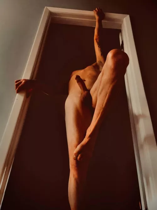 Through the open door