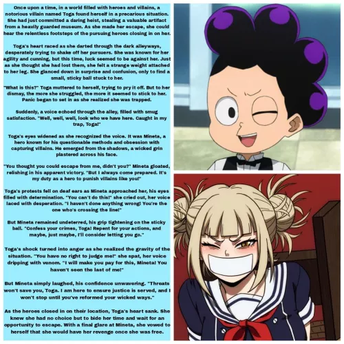 trapped in a sticky situation (1/2) [male POV] [no sex] [First Person POV] [Femsub] [Kidnapped] [sub-pov] [Superheroine] [supervillain] [Boku no Hero Academia] [MHA] [Teasing] [Roleplay] [Gentle Femdom] [Implied]