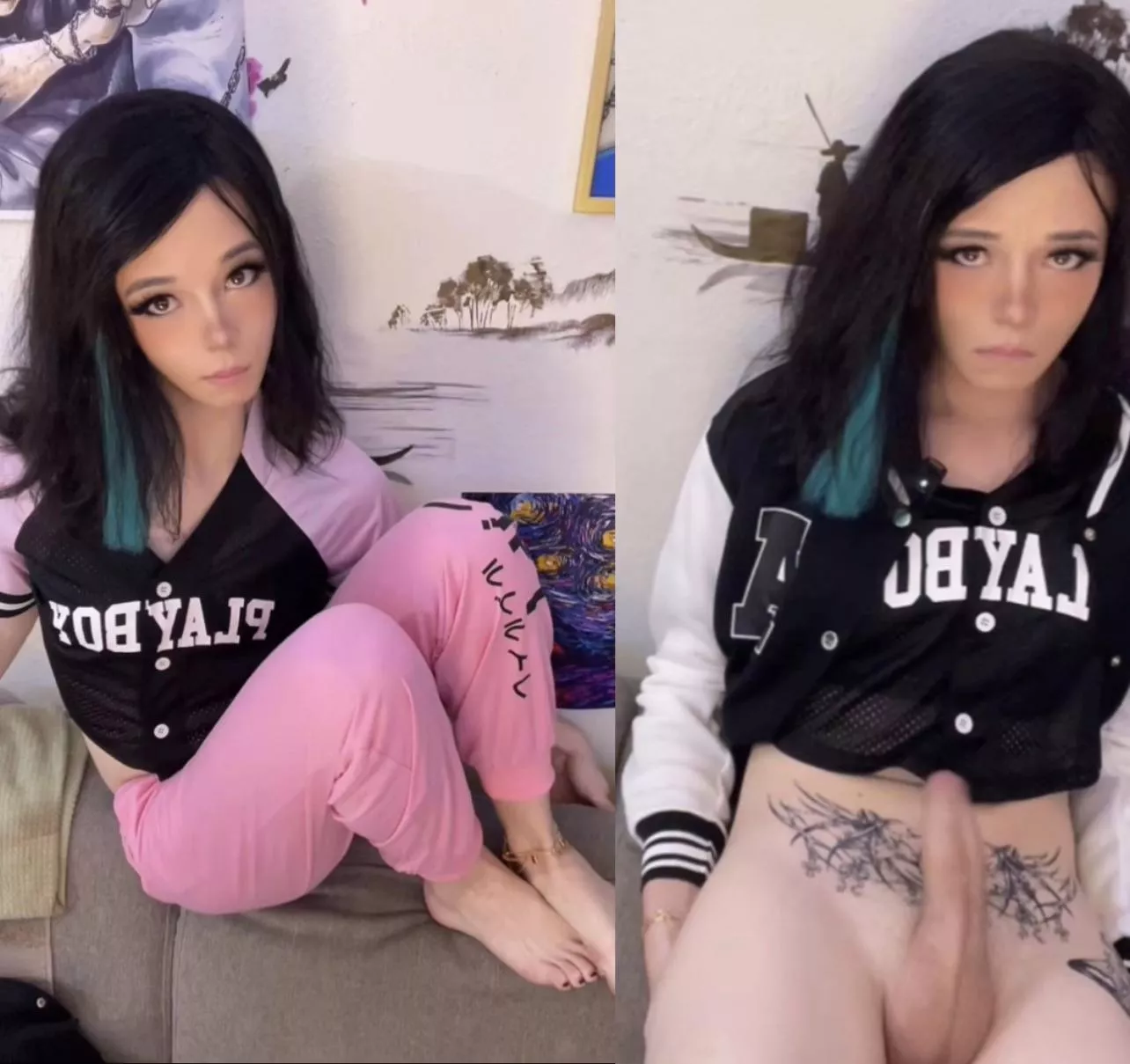 Would you suck a girls dick like mine? 🥺👉👈