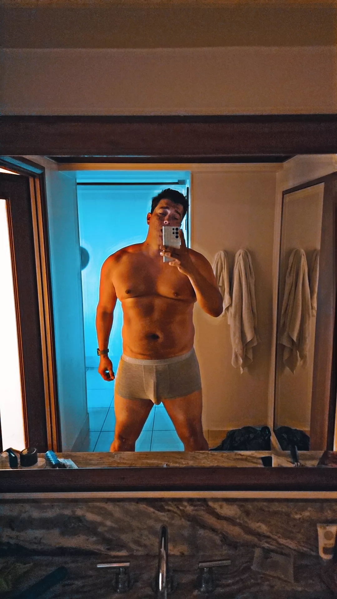 A bit of a vacation tan