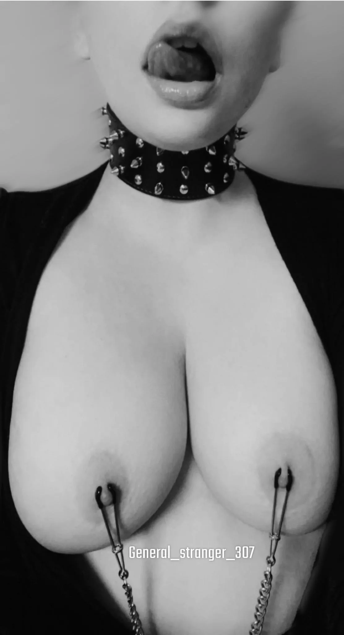 Clamped and Collared in B&W