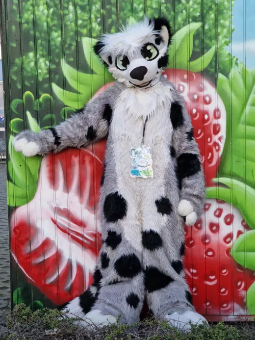 Happy FursuitFriday!!! Have a nice start into the weekend and some strawberry's!!! 🍓
