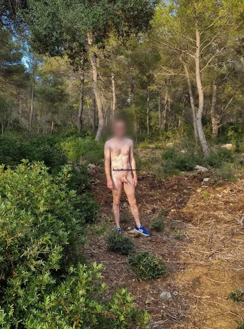 Hiking back from the beach!