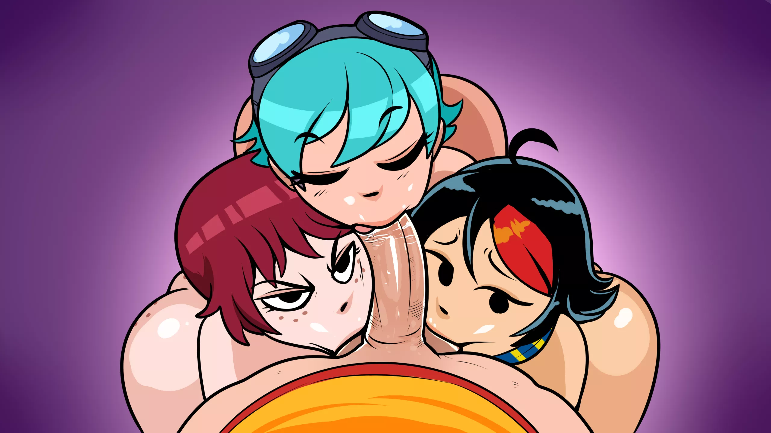 Scott Pilgrim vs Kim Pine, Knives Chau and Ramona Flowers (HellOnEarthIII) [Scott Pilgrim vs The World]