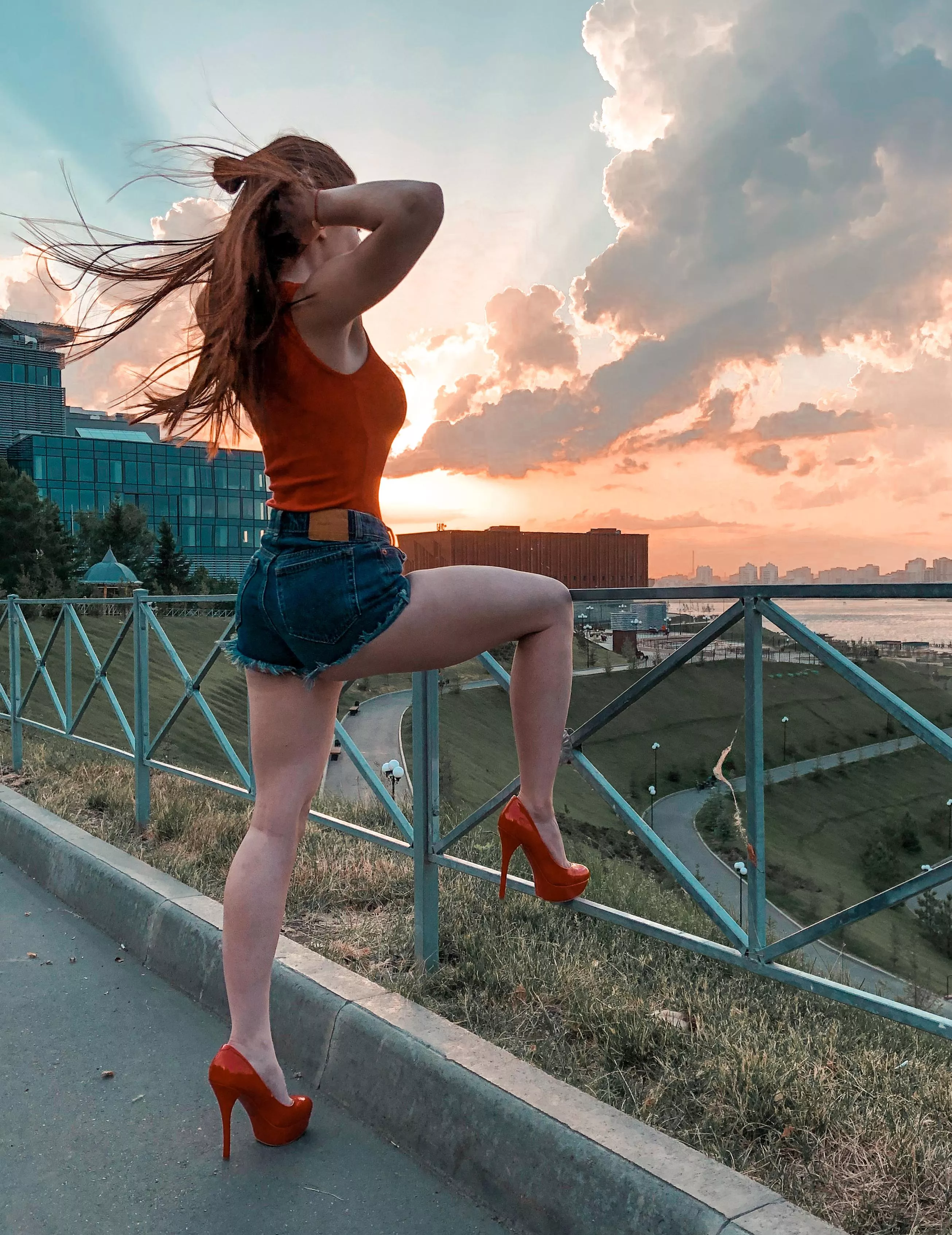 Should I keep the heels on? ❤️‍🔥