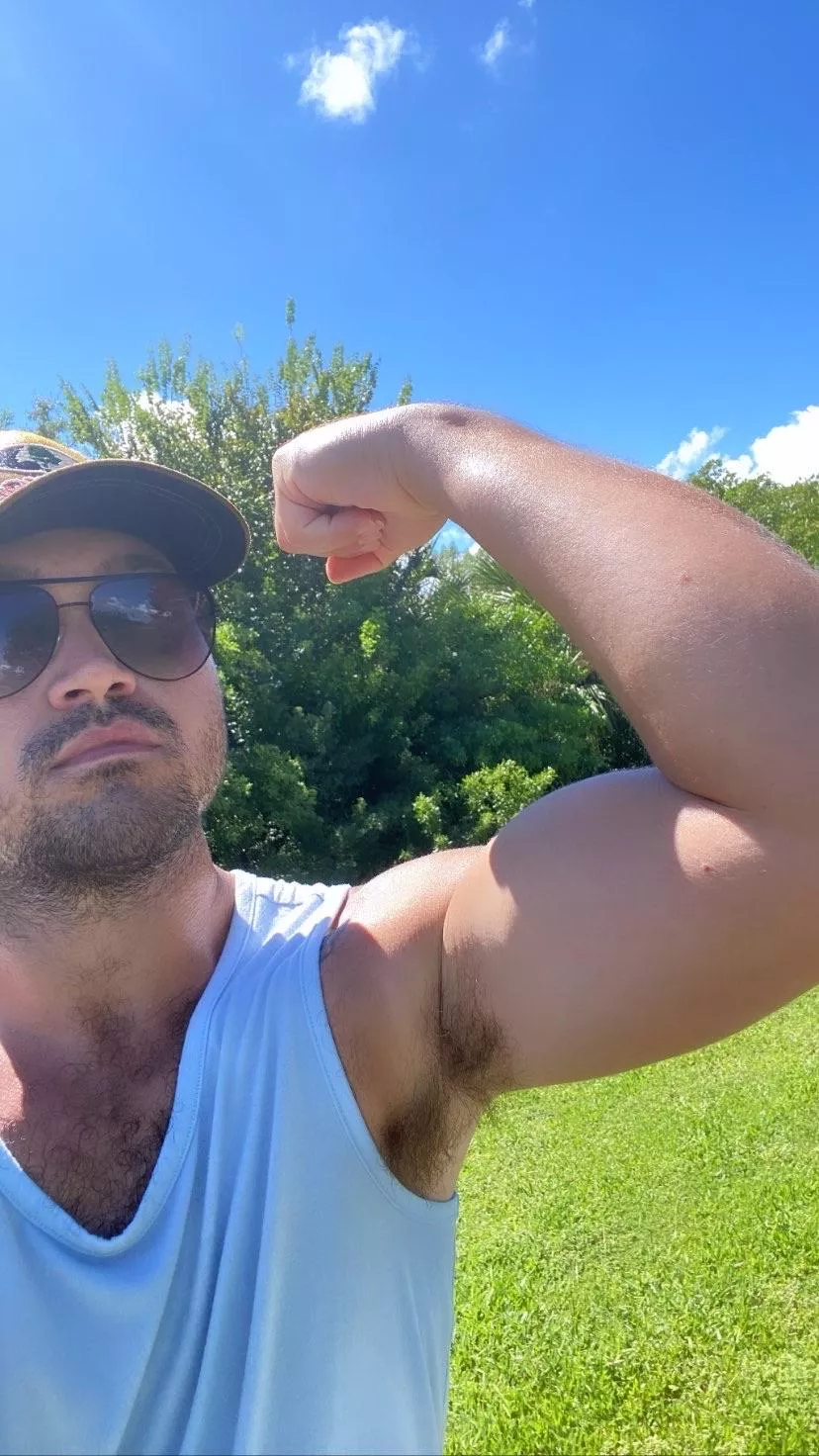 Sniff these pits while on my walk.