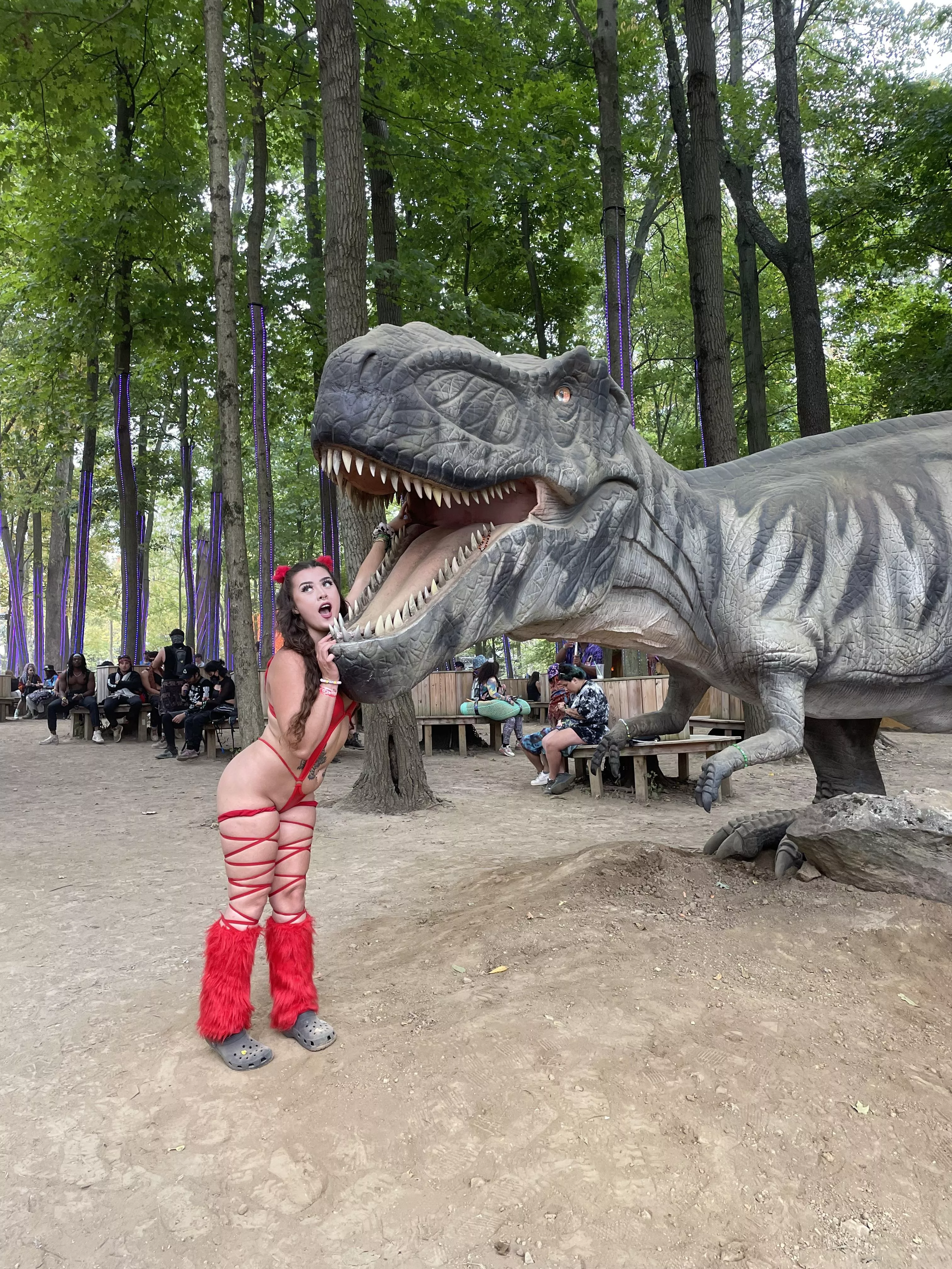 The Dino at lost lands almost ate me up