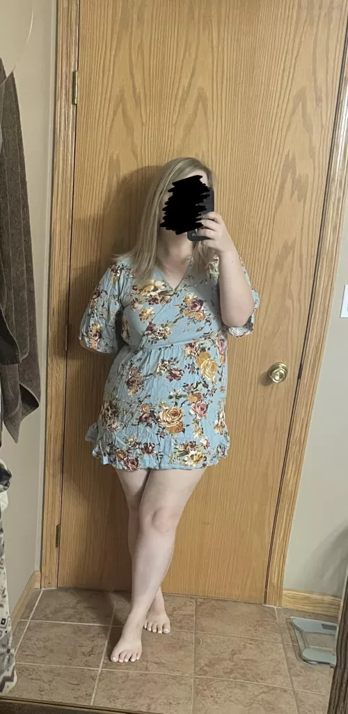 This dress doesn’t fit quite how it used to, but I’m thinking it fits even better now :)