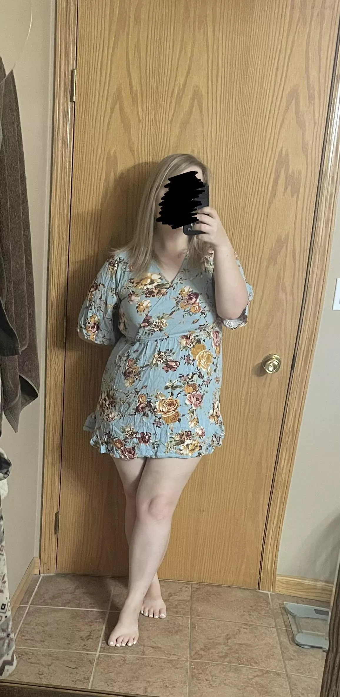This dress doesn’t fit quite how it used to, but I’m thinking it fits even better now :)