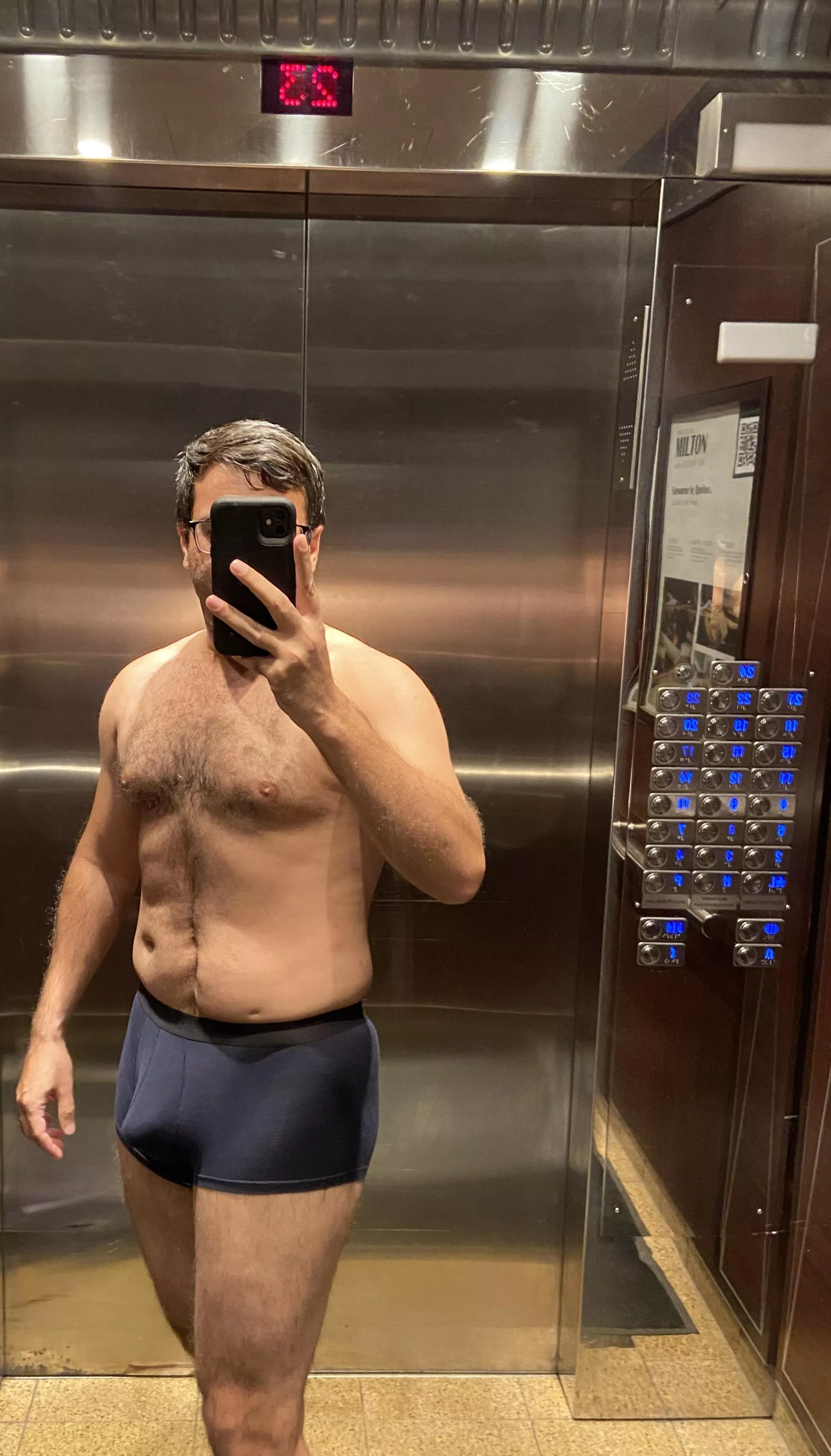 When you’re locked out of the room so have to go get help;)