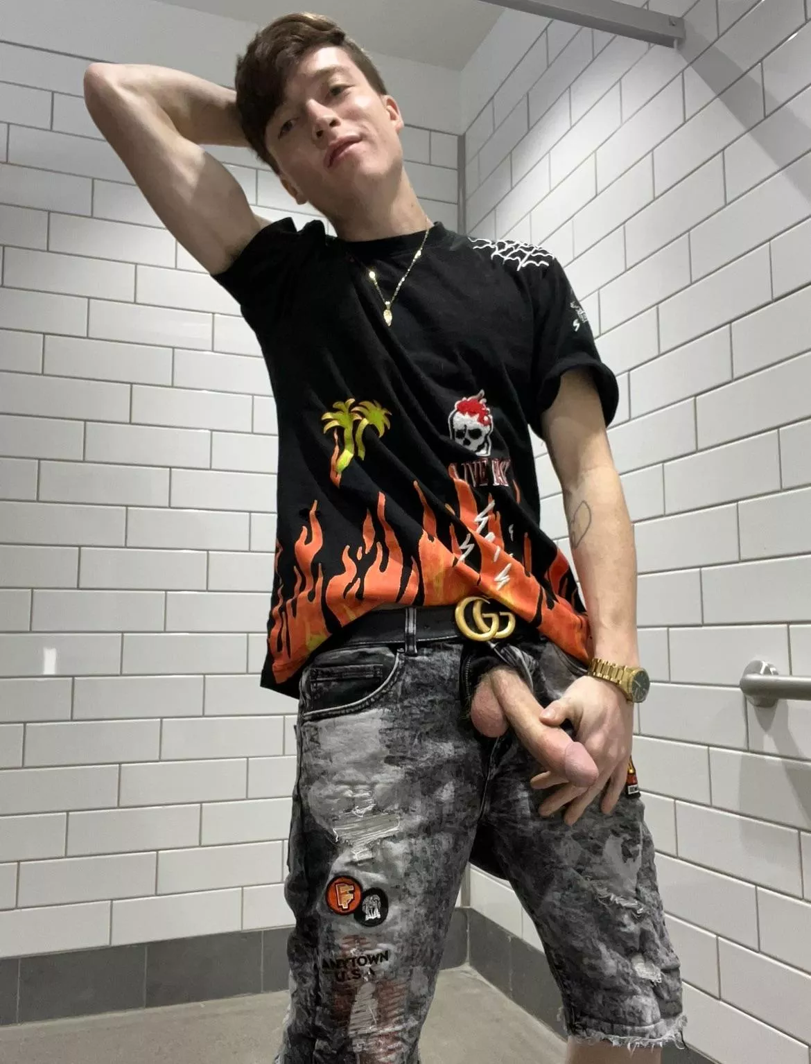 Wonder if anyone at Walmart knew how hard my cock was