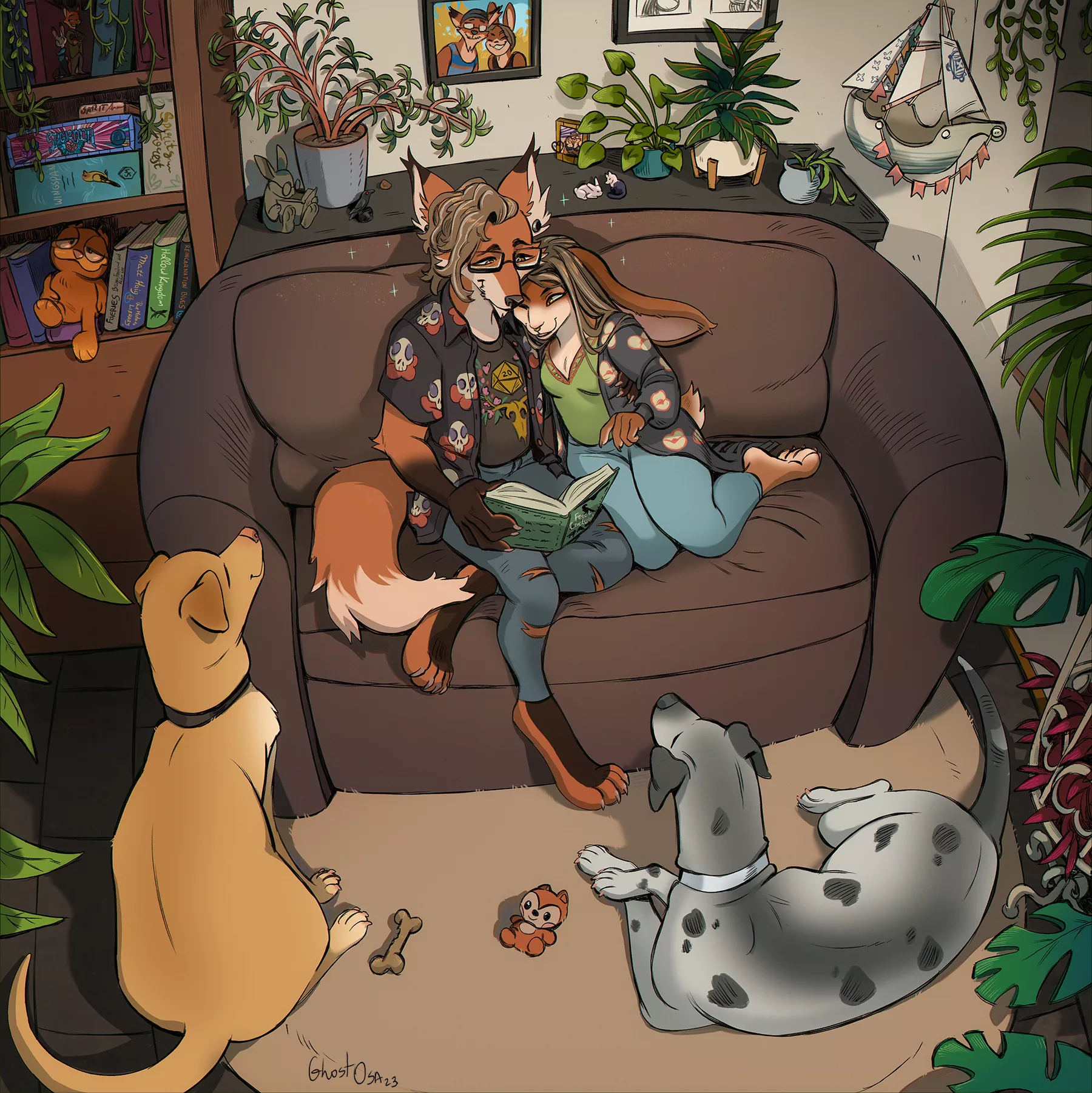 A very cozy commission I finished not so long ago!