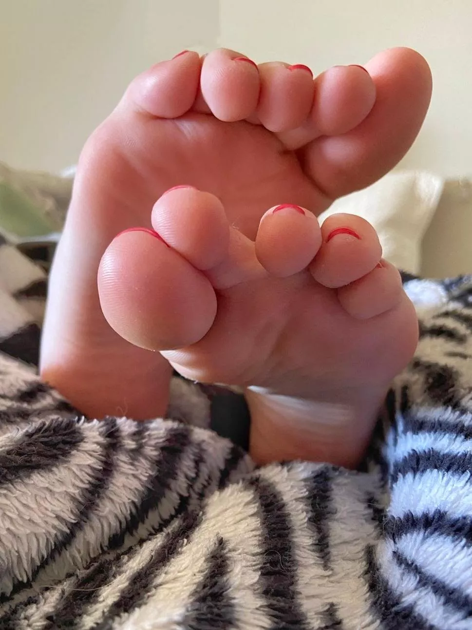 Do you want to lick or smell between my toes?