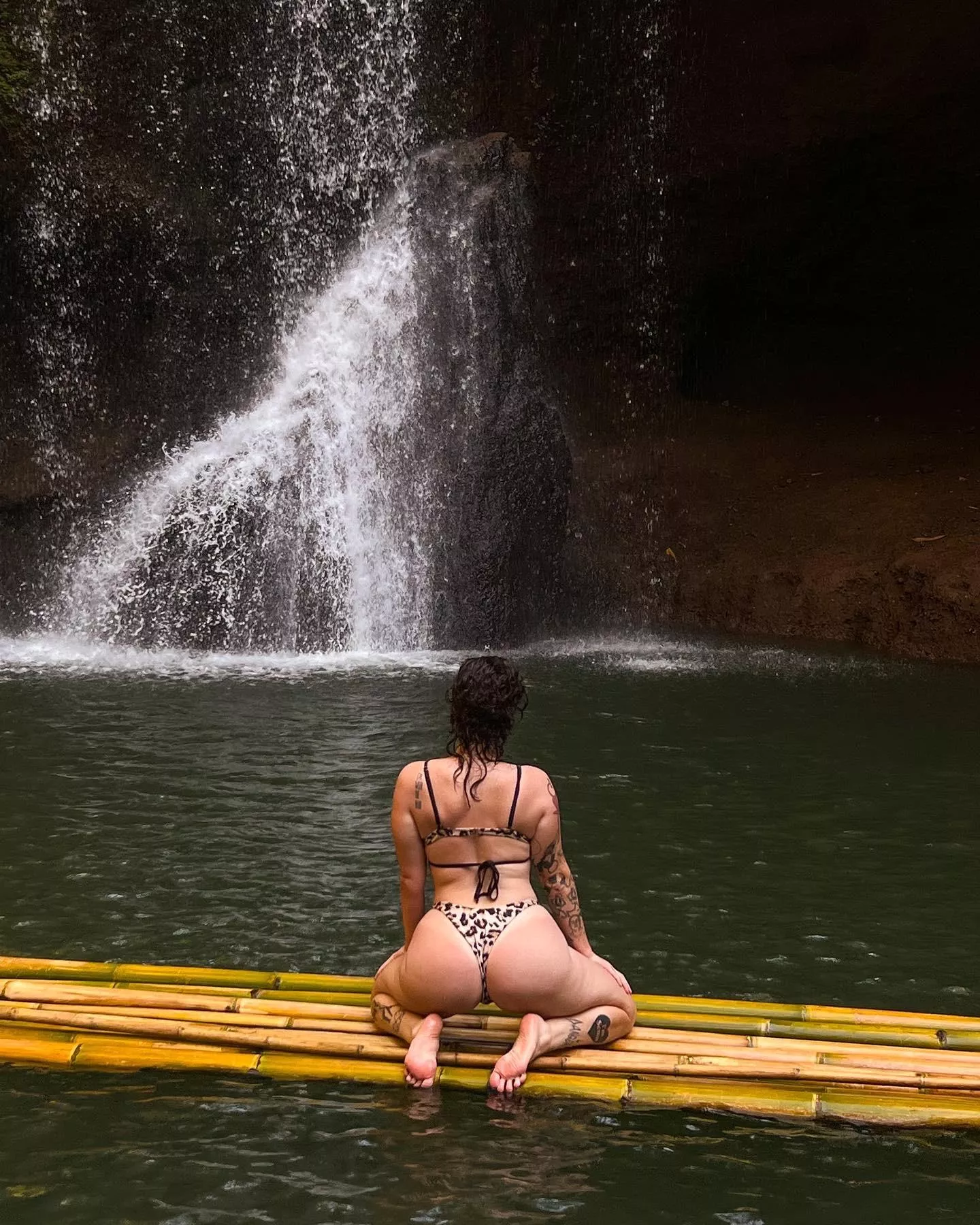 Had this water[f]all to myself