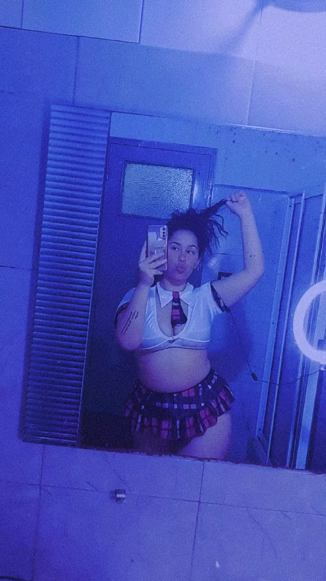 I'm going to take a shower and take off my uniform.