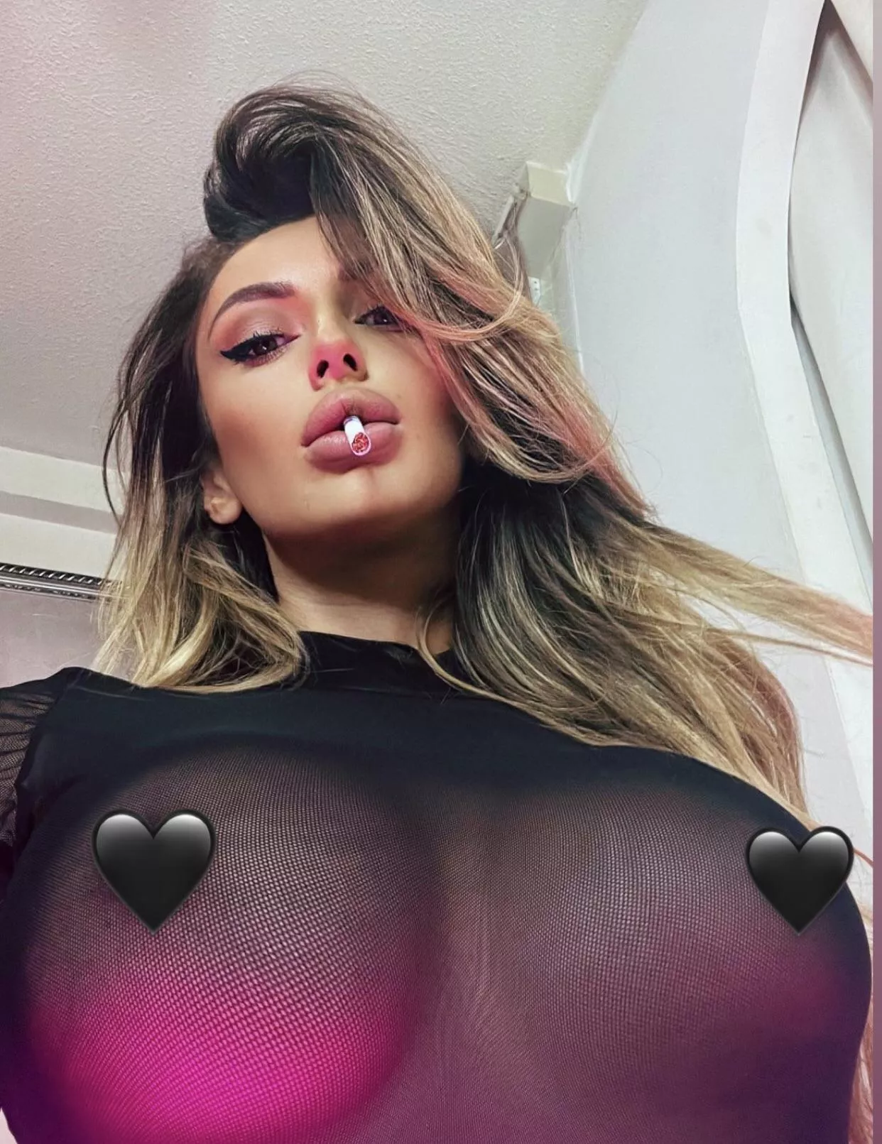 Lunch is served for my human ashtray