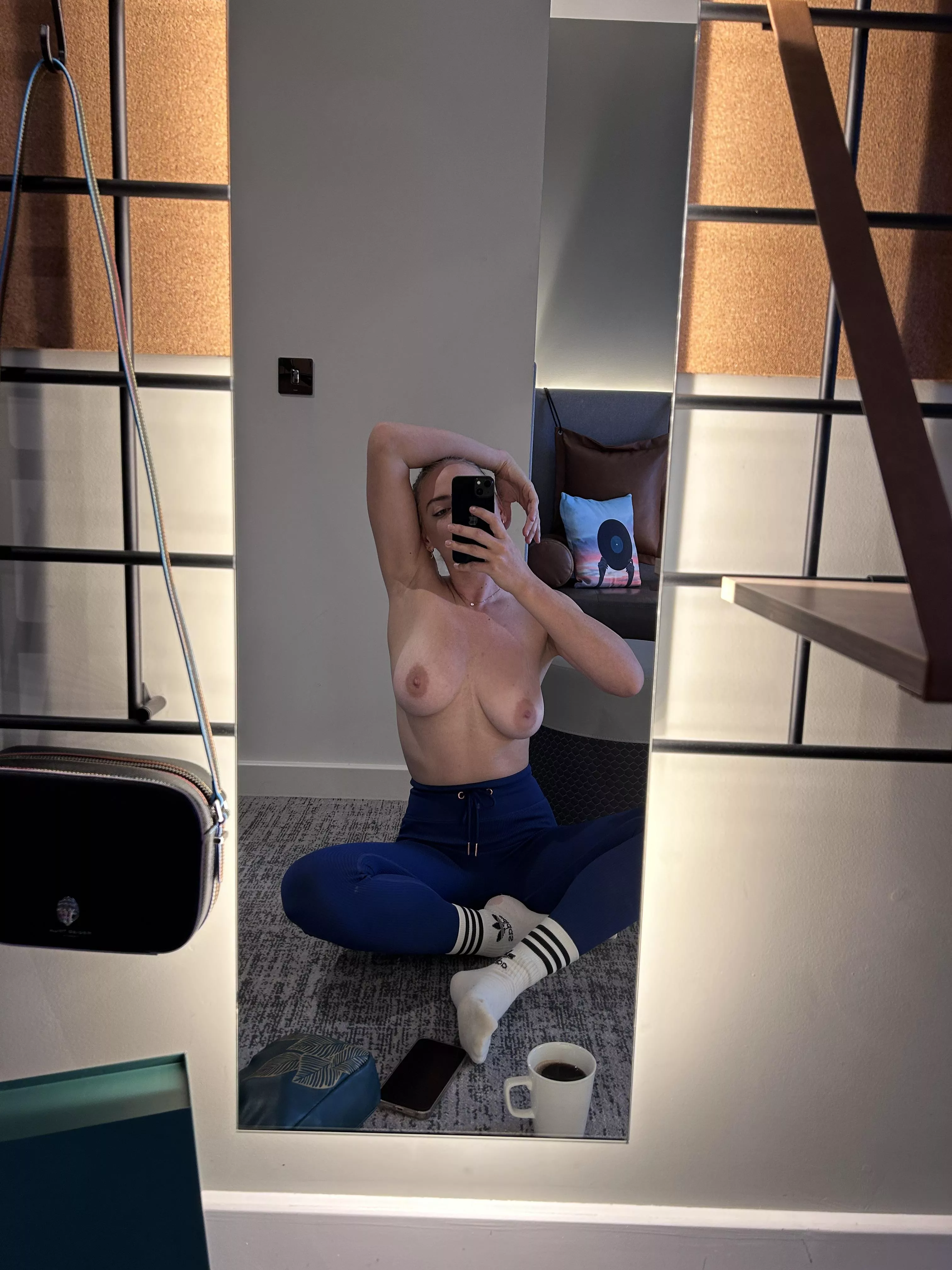 My boobies are always out when I do my makeup