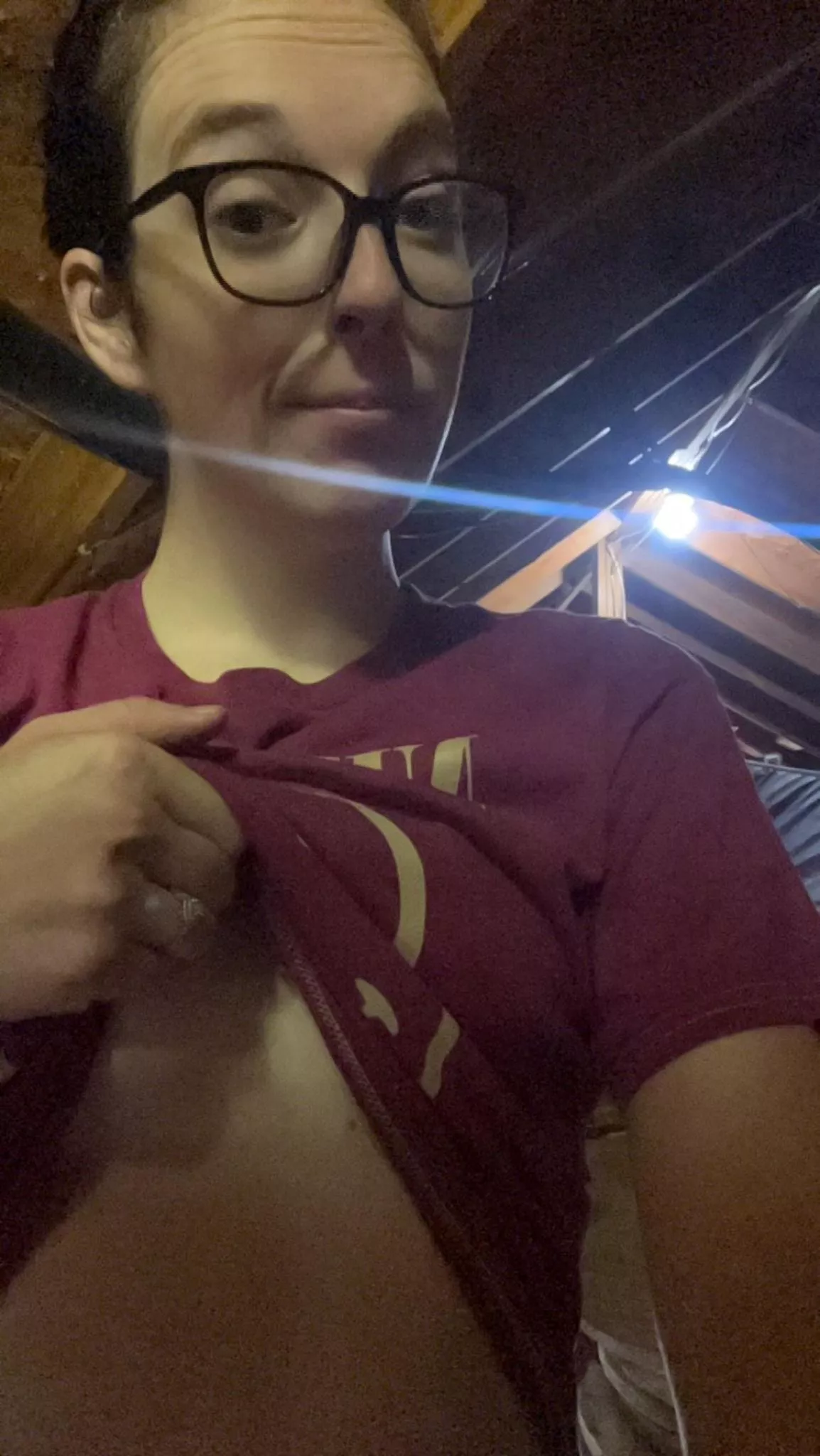 My (F)riday is consisting of attic clean up at least I look cute