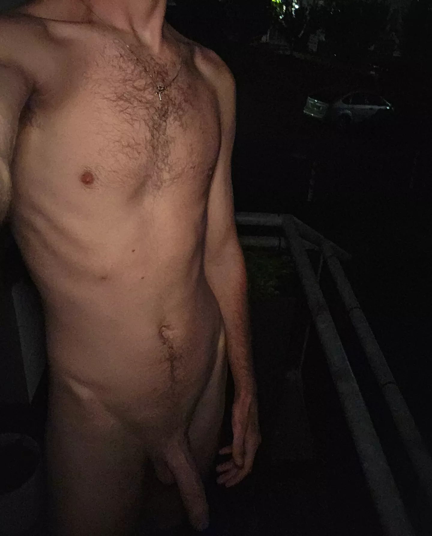 Night nude walk
