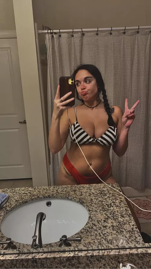 Pull on my braids like handlebars :)