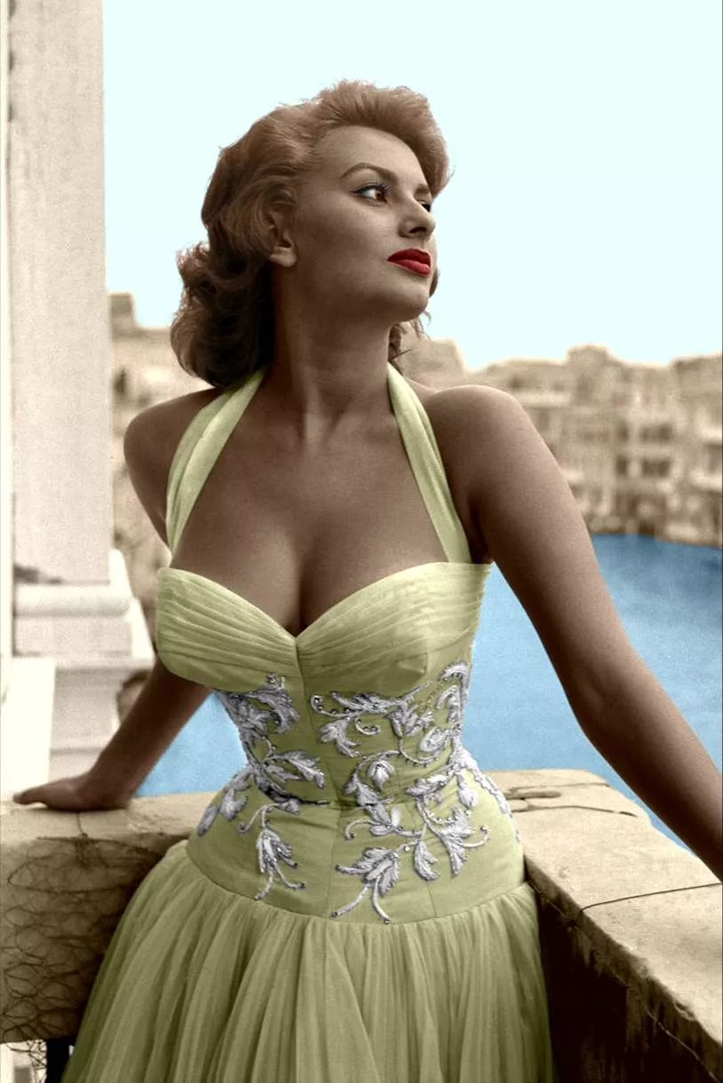 Somewhere in Venice. Sophia Loren [1950s]