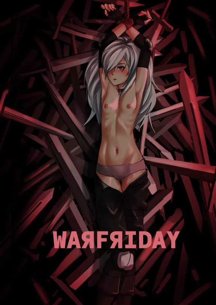 Tie you down in a bed of swords.