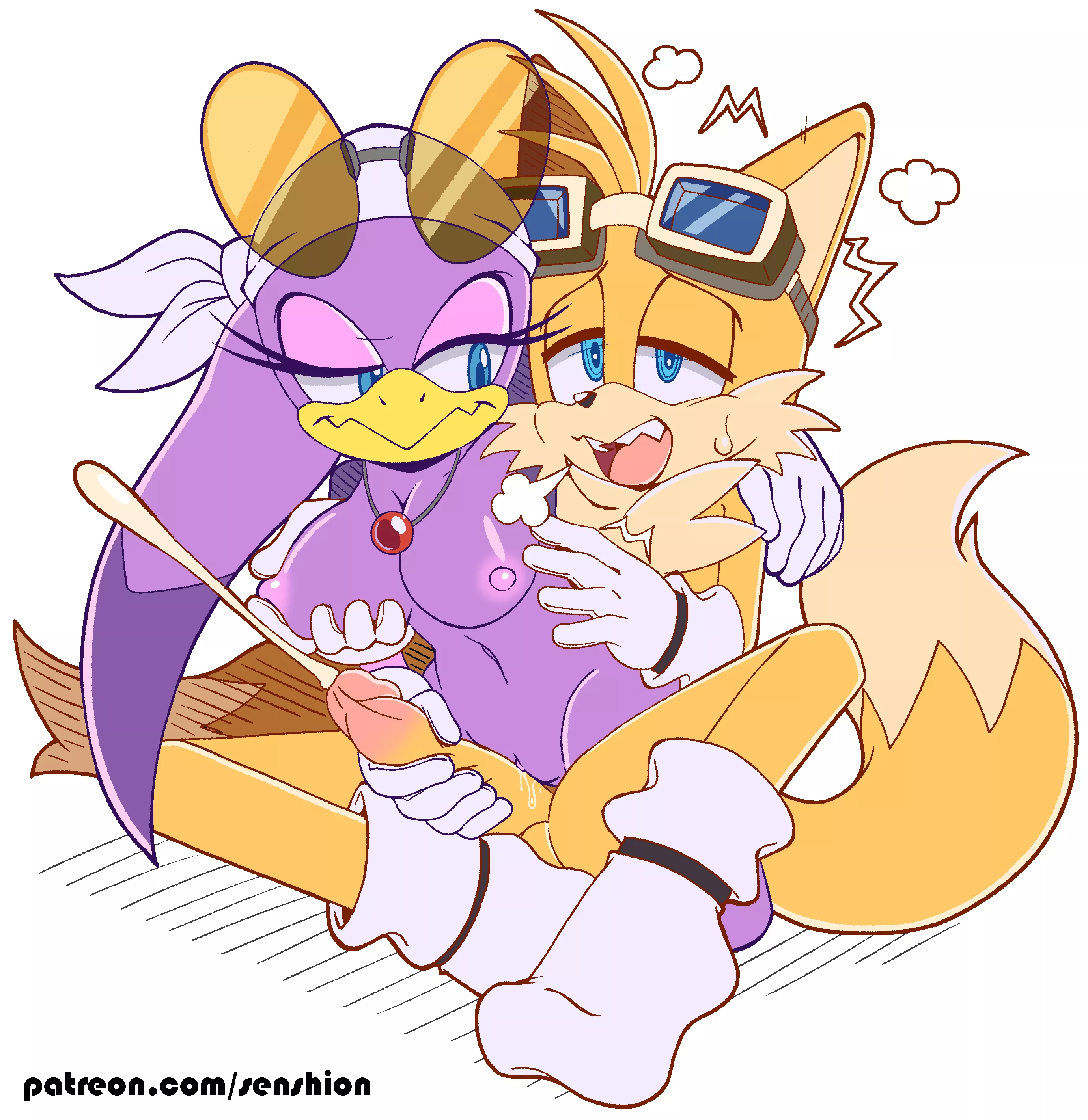 Two nerds having fun together (@senshionart)