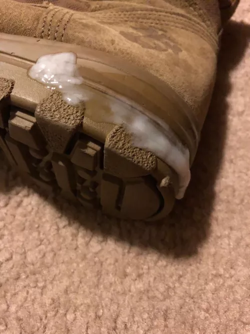 Unloaded on the boots