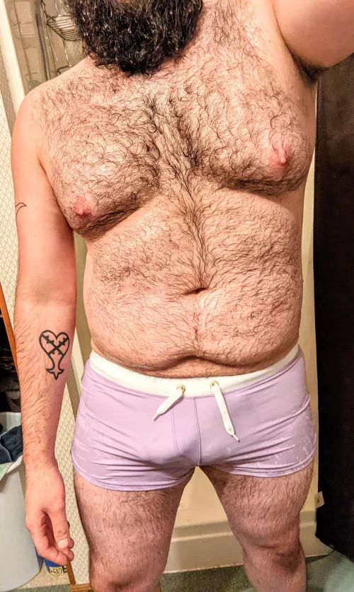 When these trunks get wet, they're basically see thru and I love when people point it out.