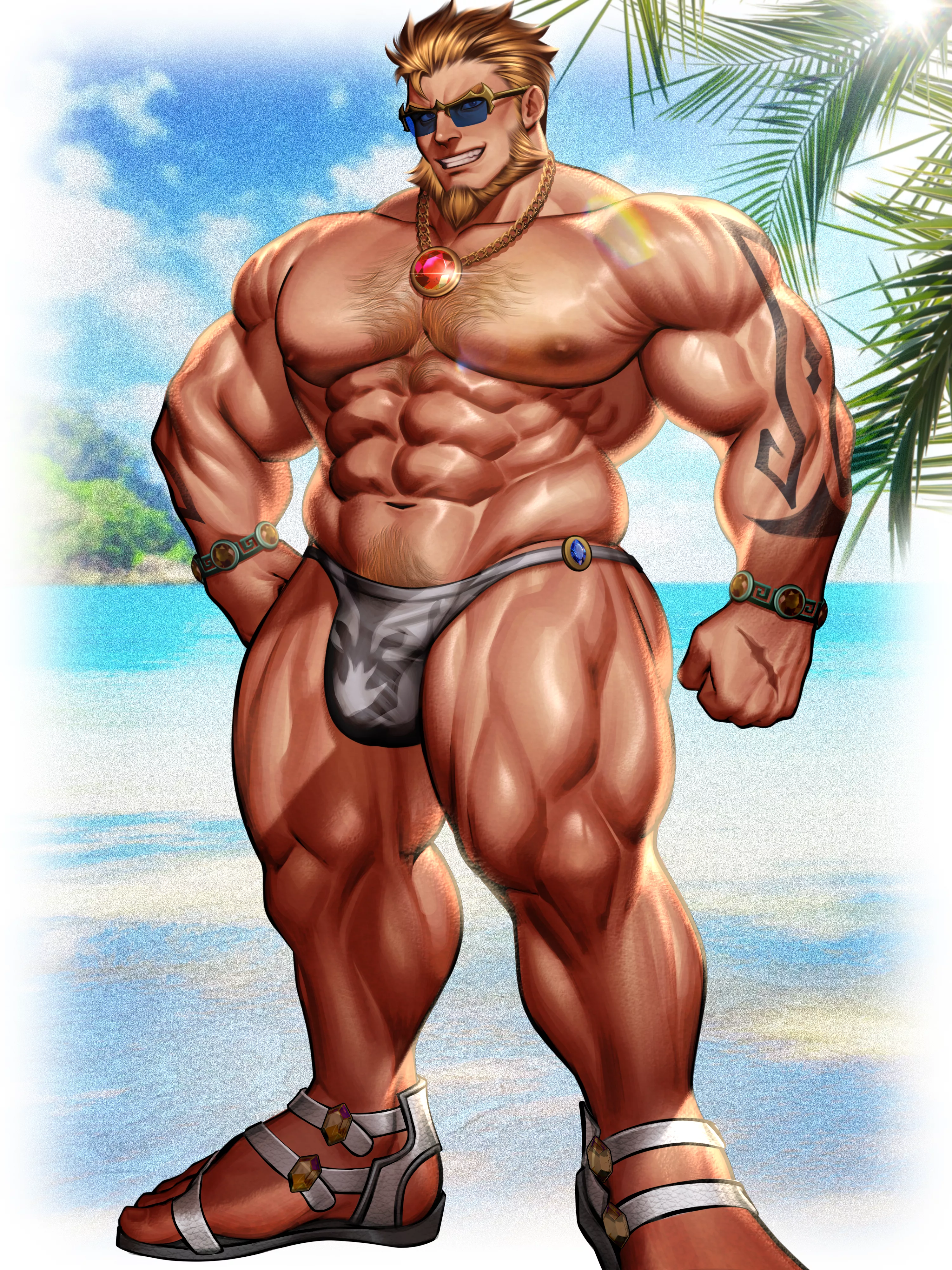 A hunk with blue shades (Credit goes to Waiwai_Mura)