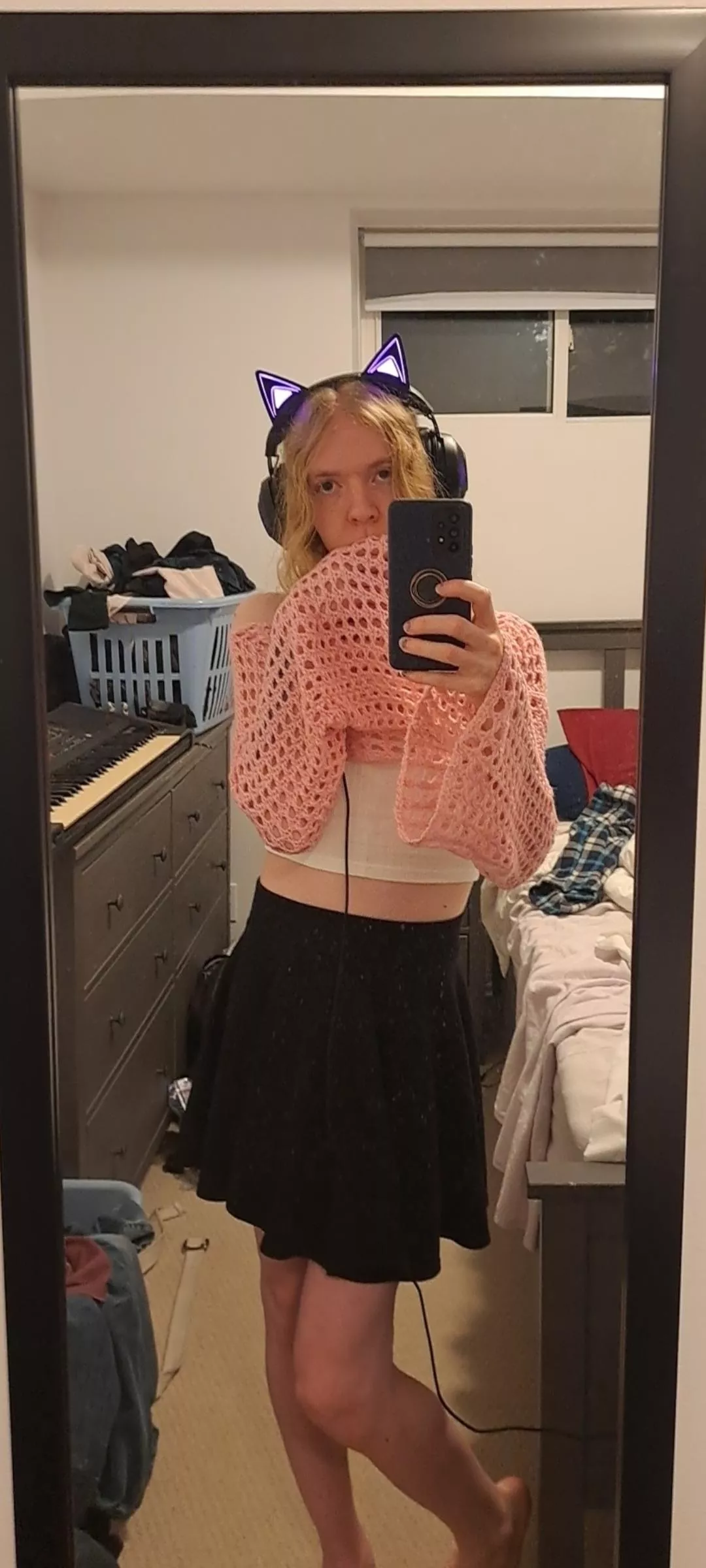 Feeling shy today do I look cute?