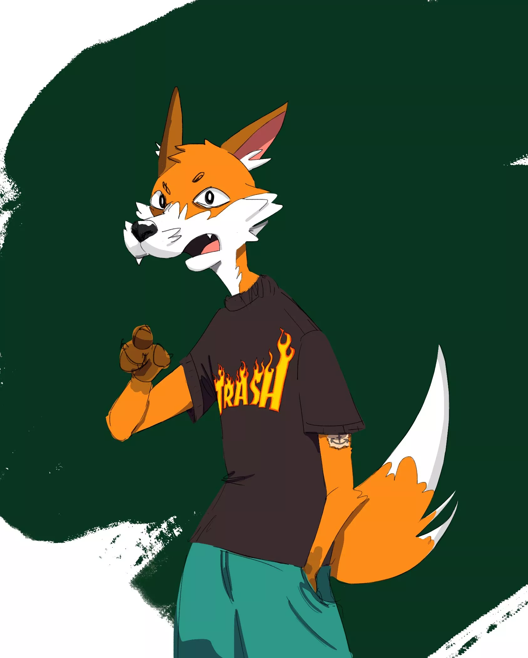 He's talking to you! What is he trying to say? (freshkidart)