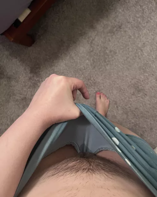 I always get so wet before bed