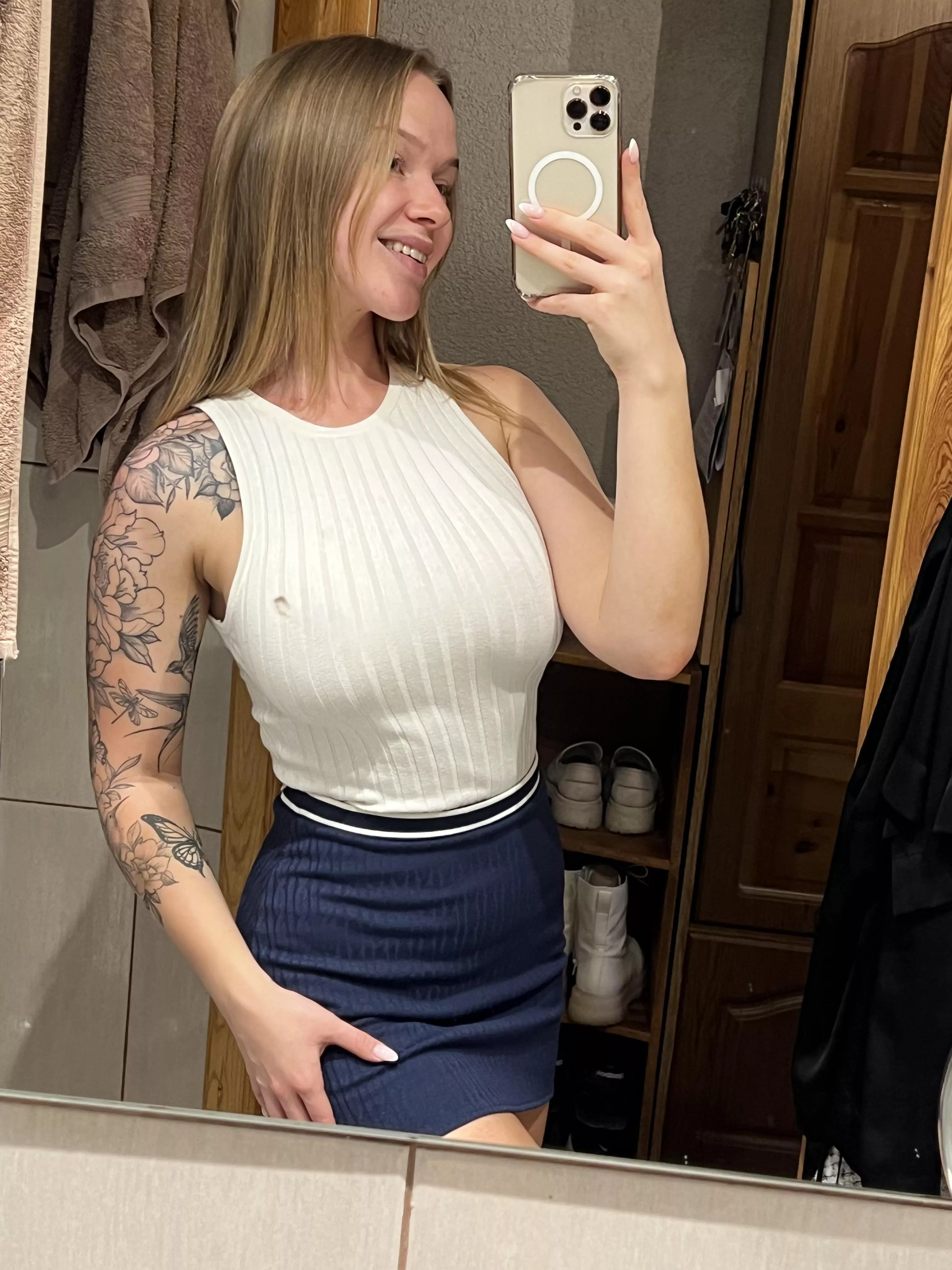 I'm not wearing anything under this dress.. Is that okay? 😋