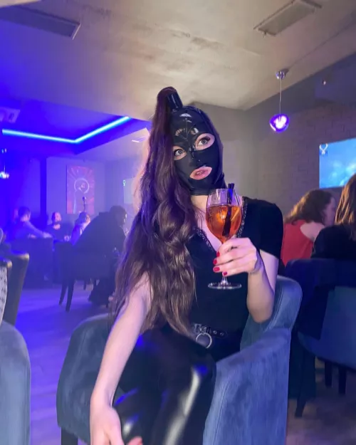 Rubberdoll Avi in public